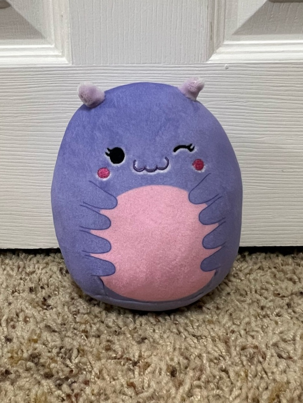 🖤 FREE 🖤 Squishmallows - 3.5” Purple Bug Plush with Pink Accent